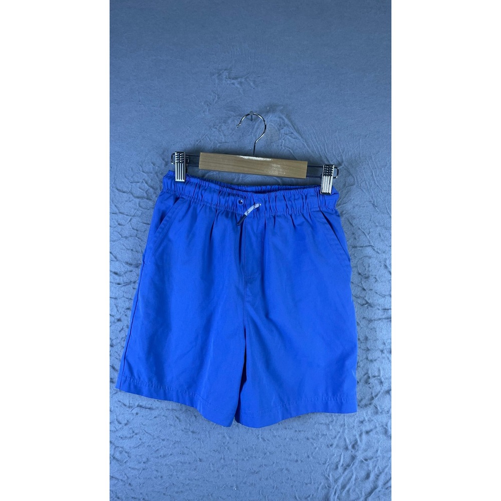 Tommy Bahama Shorts Boys M 7/8 Blue Excellent Elastic Waist Mesh Lined 14522